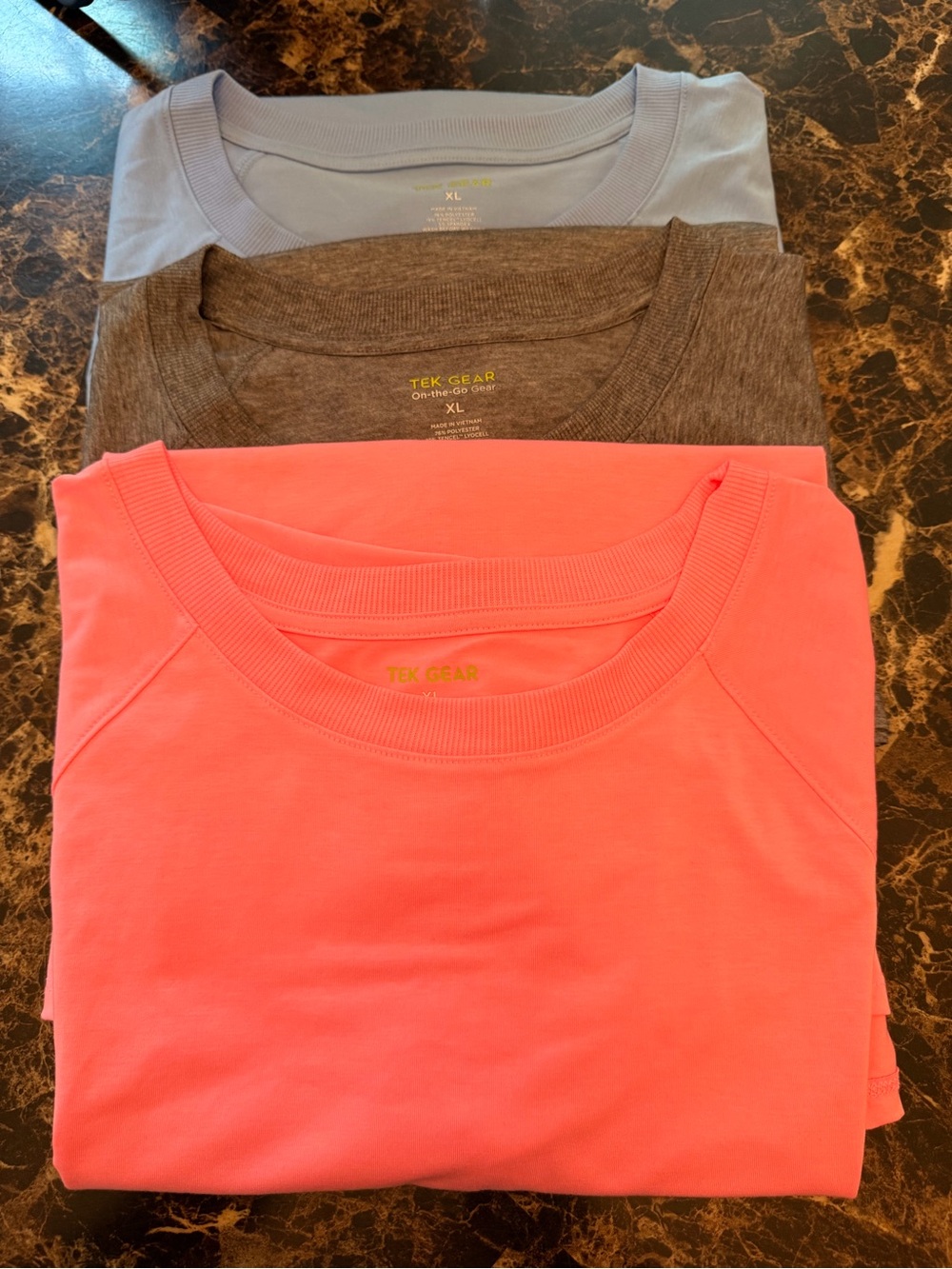 NWOT  BUNDLE Tek Gear Women's Activewear T-Shirt Lot of 3 XL AthleticWorkoutTops
